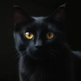 black cat png