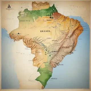 map of brazil