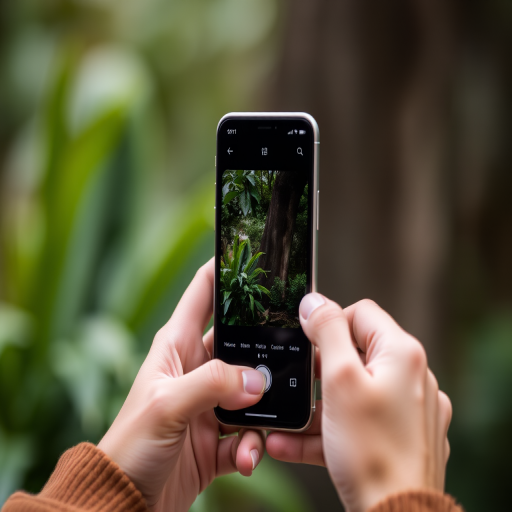 person holding phone
