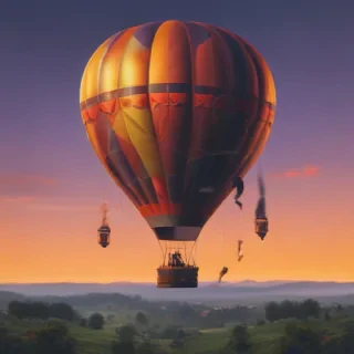hot air balloon png