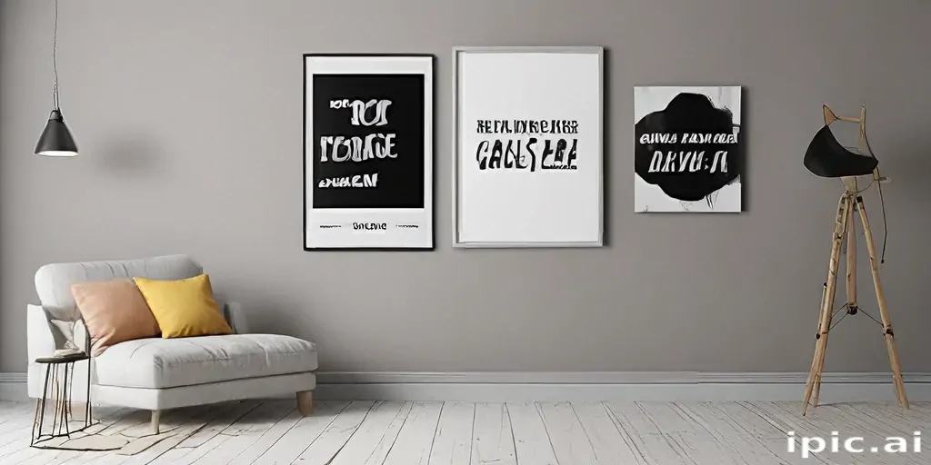 gallery wall mockup