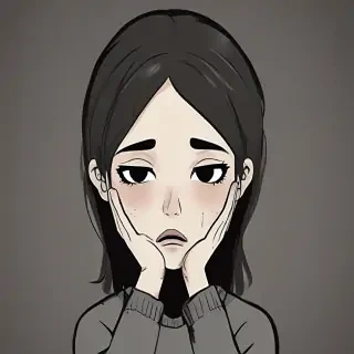 cartoon images of depression
