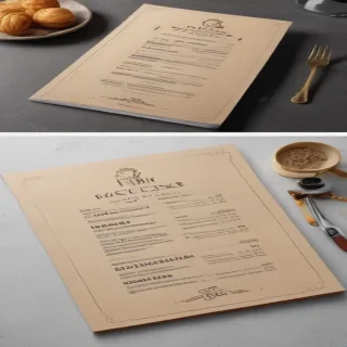 menu mockup free