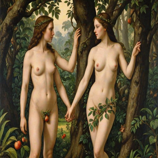 pictures of adam and eve