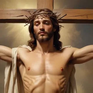 a picture of jesus on the cross