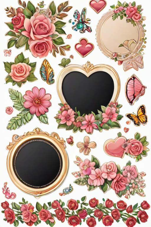 scrapbook stickers png