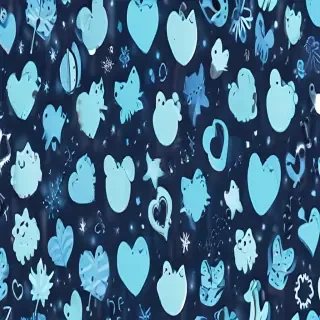 cute backgrounds blue