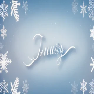 january background