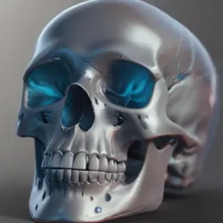 transparent skull png