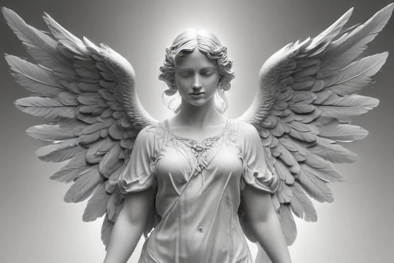 angel clip art black and white