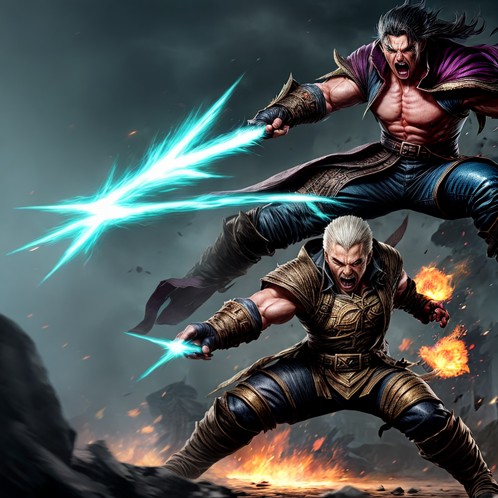 i want to create a model of RPG card, with a rage attack, agility, power
