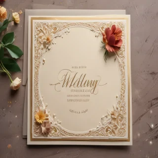 background of wedding card