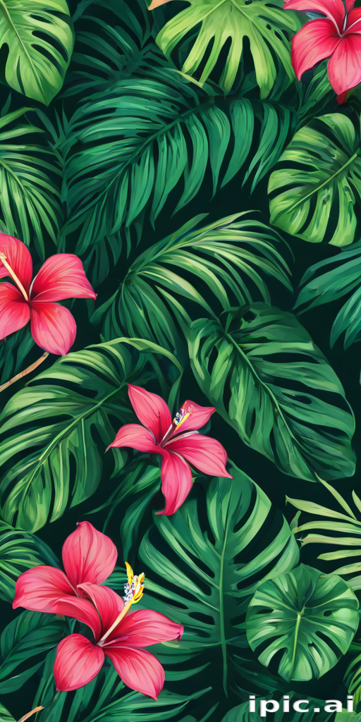 tropical iphone wallpaper