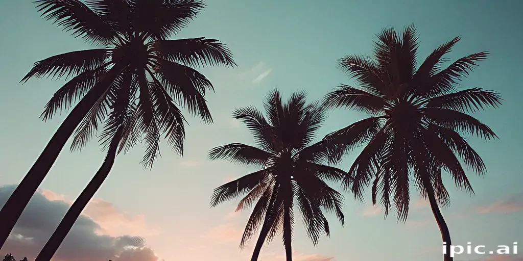 aesthetic palm tree wallpaper