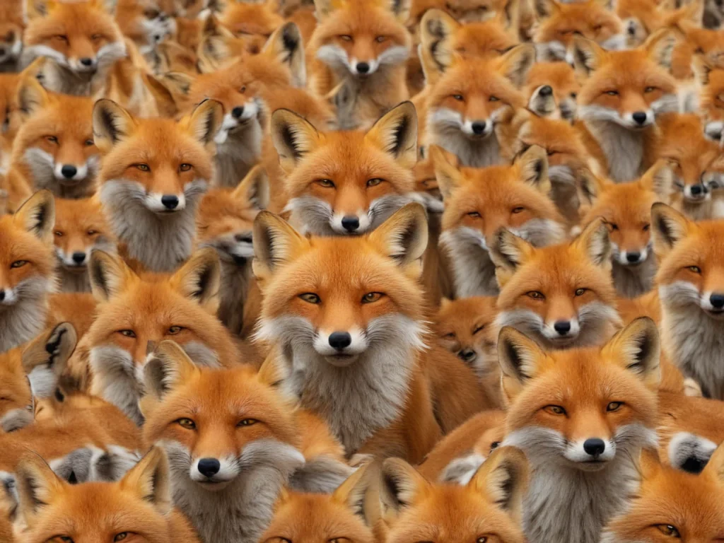 background fox