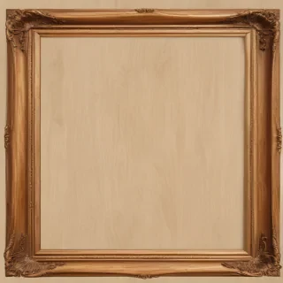 wooden picture frame png