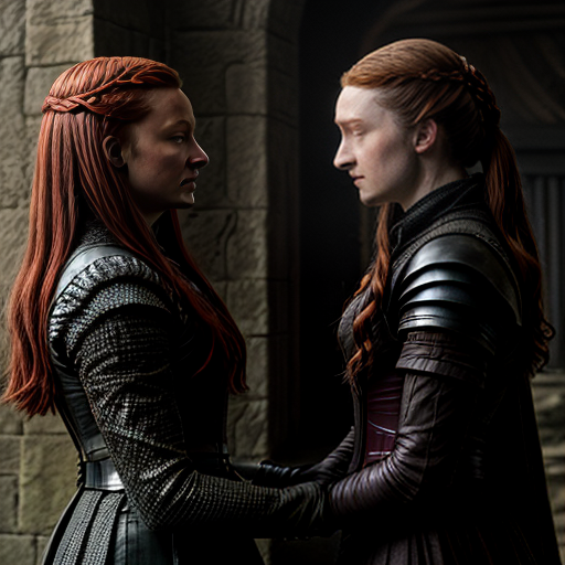 Sansa Stark seduces Arya Stark