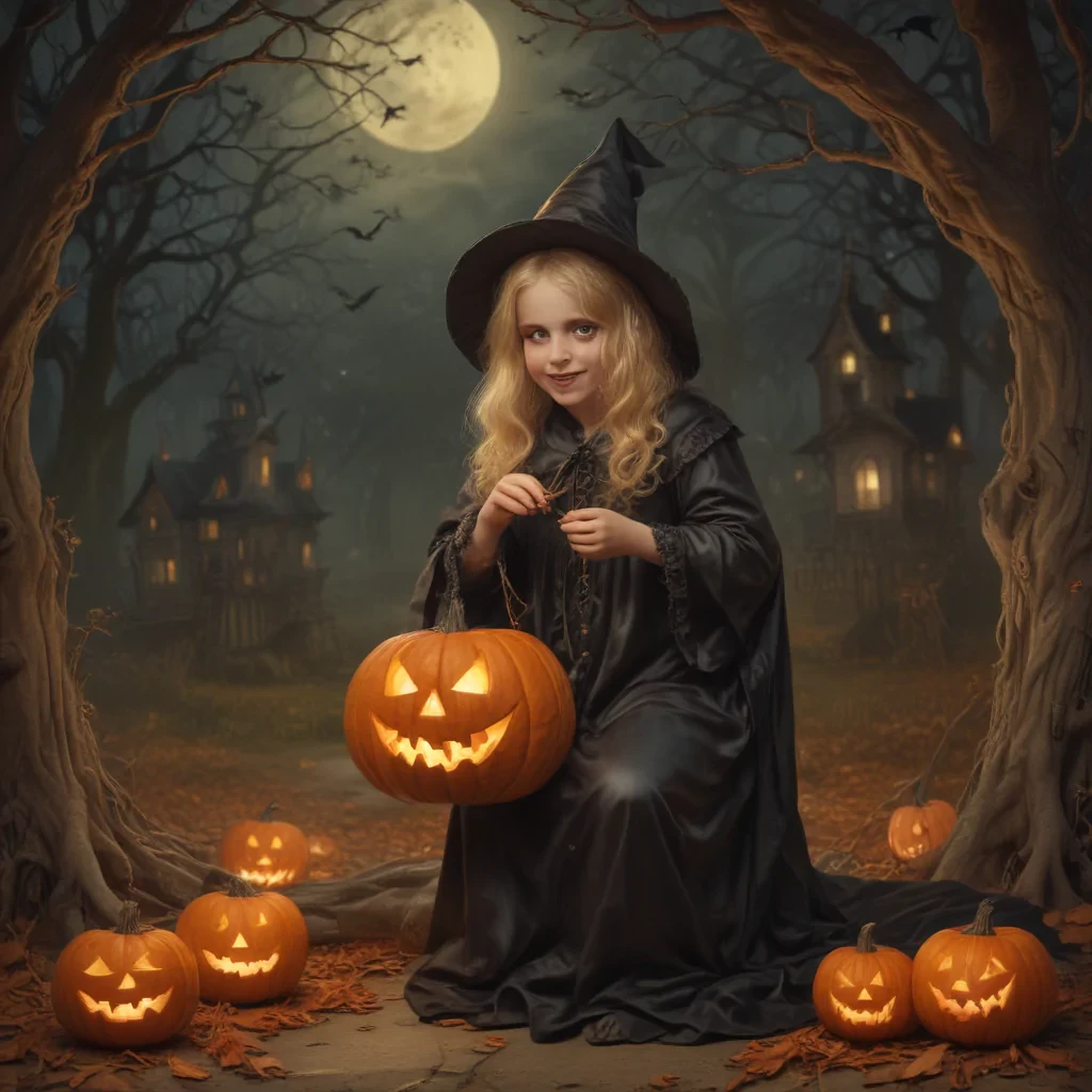 public domain vintage halloween art