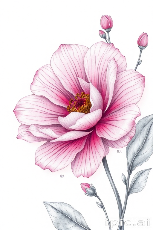 flower drawing aesthetic