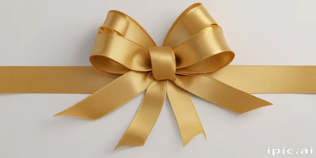 gold ribbon png