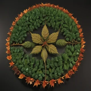 leaf circle