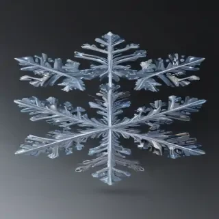 transparent background snowflake clipart