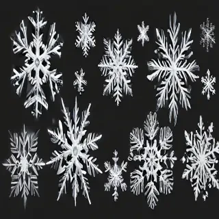 snow flakes png