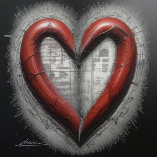 hand drawn heart