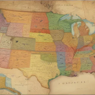map of united states of america