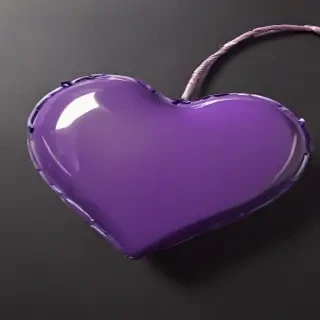 aesthetic purple heart