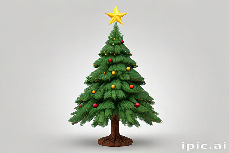 A Beautifully Decorated Christmas Tree with Colorful Ornaments and a ...