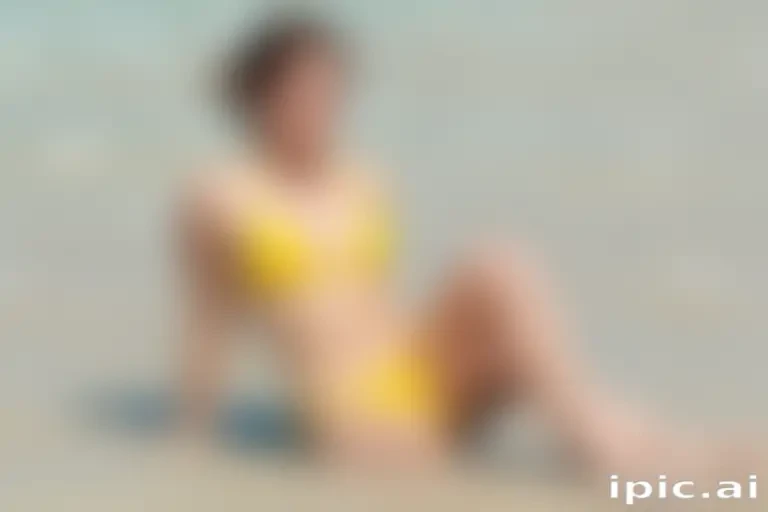 emma watson yellow bikini