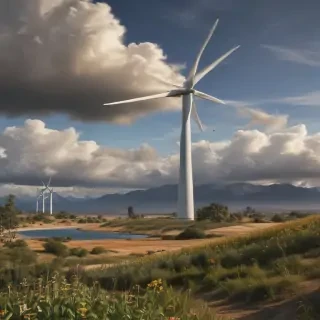 wind turbine png