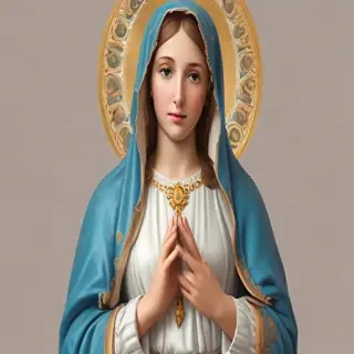 virgin mary clip art