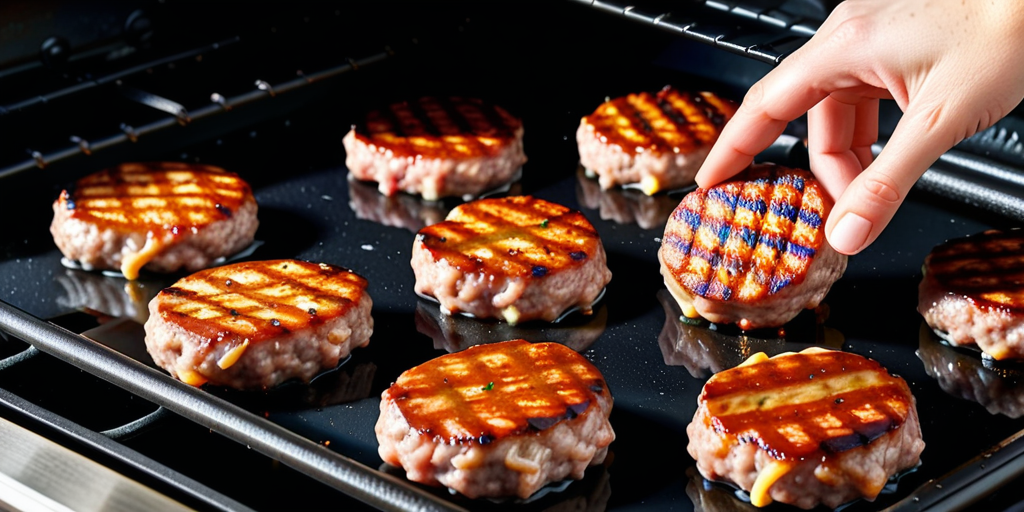 cook sausage patties in oven