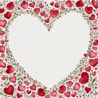 heart border png aesthetic