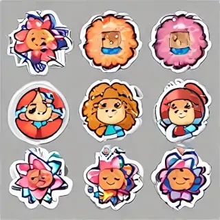 stickers clipart