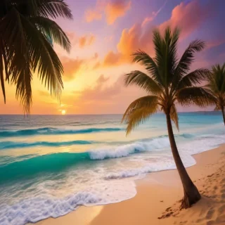 beach christmas wallpaper