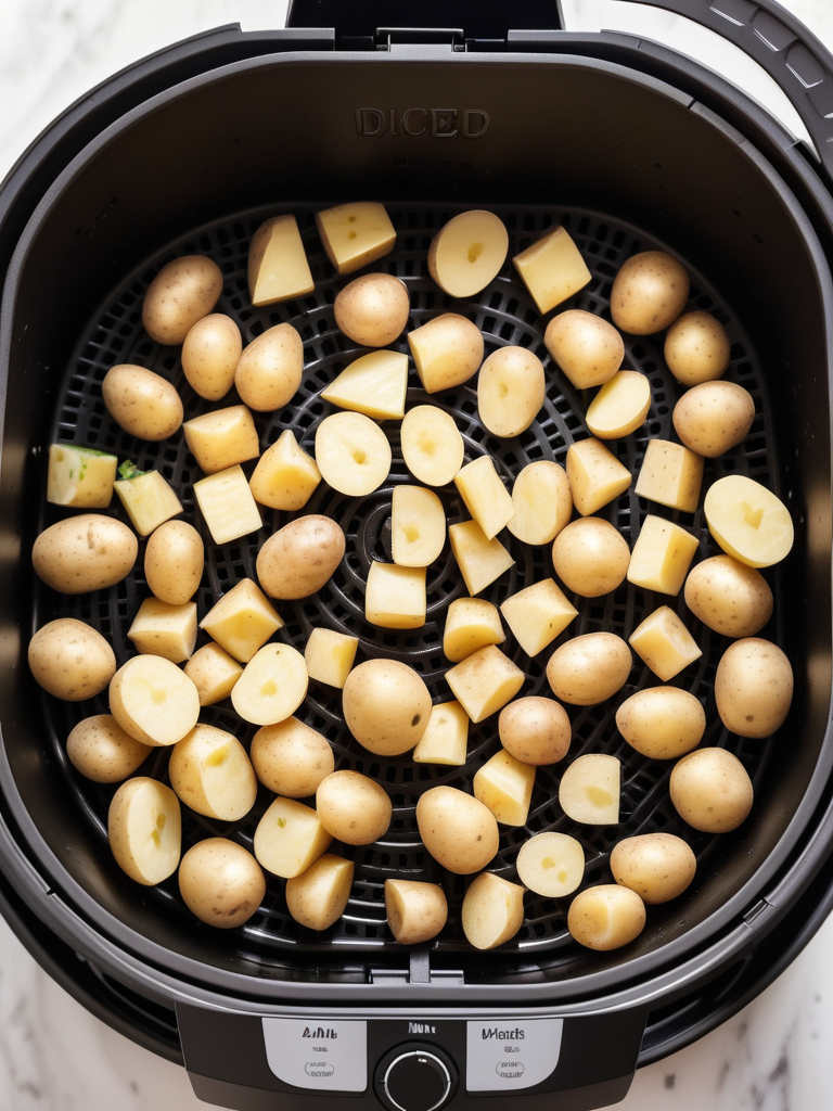 potatoes in air fryer diced