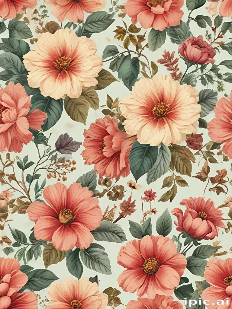 vintage flowers png
