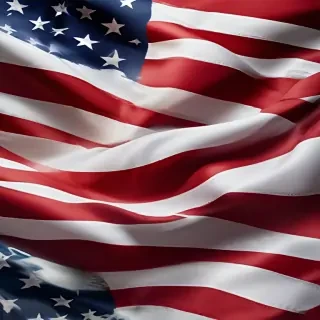 american flag waving png