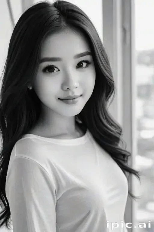 black and white cute