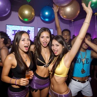 partying png