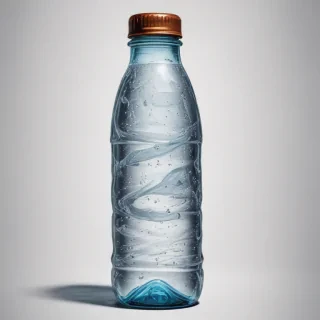 water bottle drawing