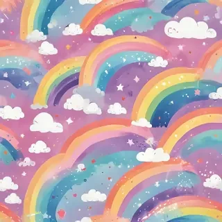cute rainbow wallpaper