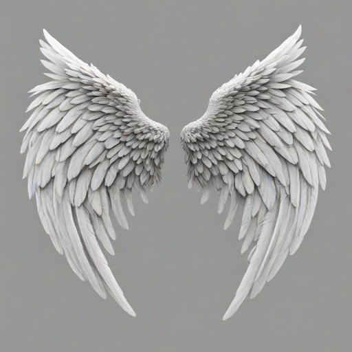 realistic angel wings png