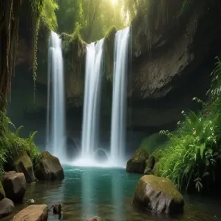 desktop waterfall backgrounds