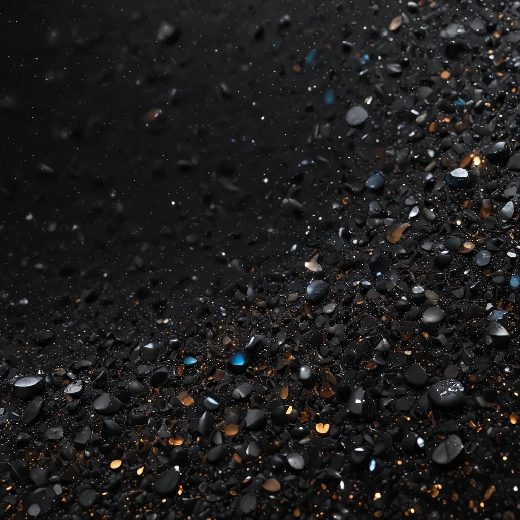 glitter black background