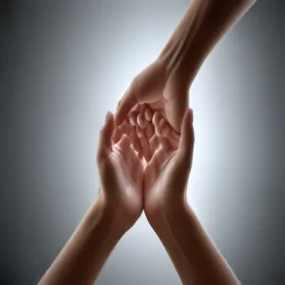 hands reaching out png