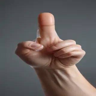 transparent thumbs up